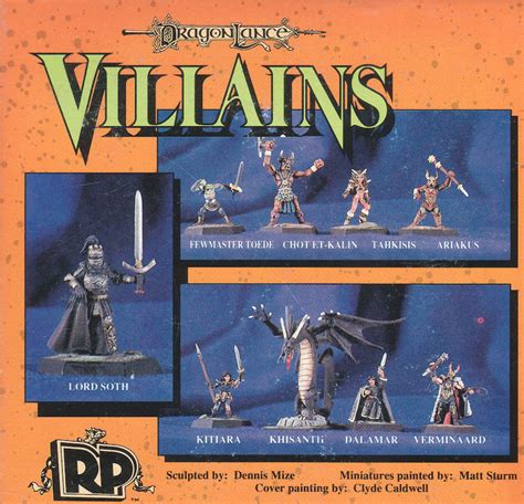 fantasy boxed sets of metal characters|Ral Partha AD&D Miniature Figures .